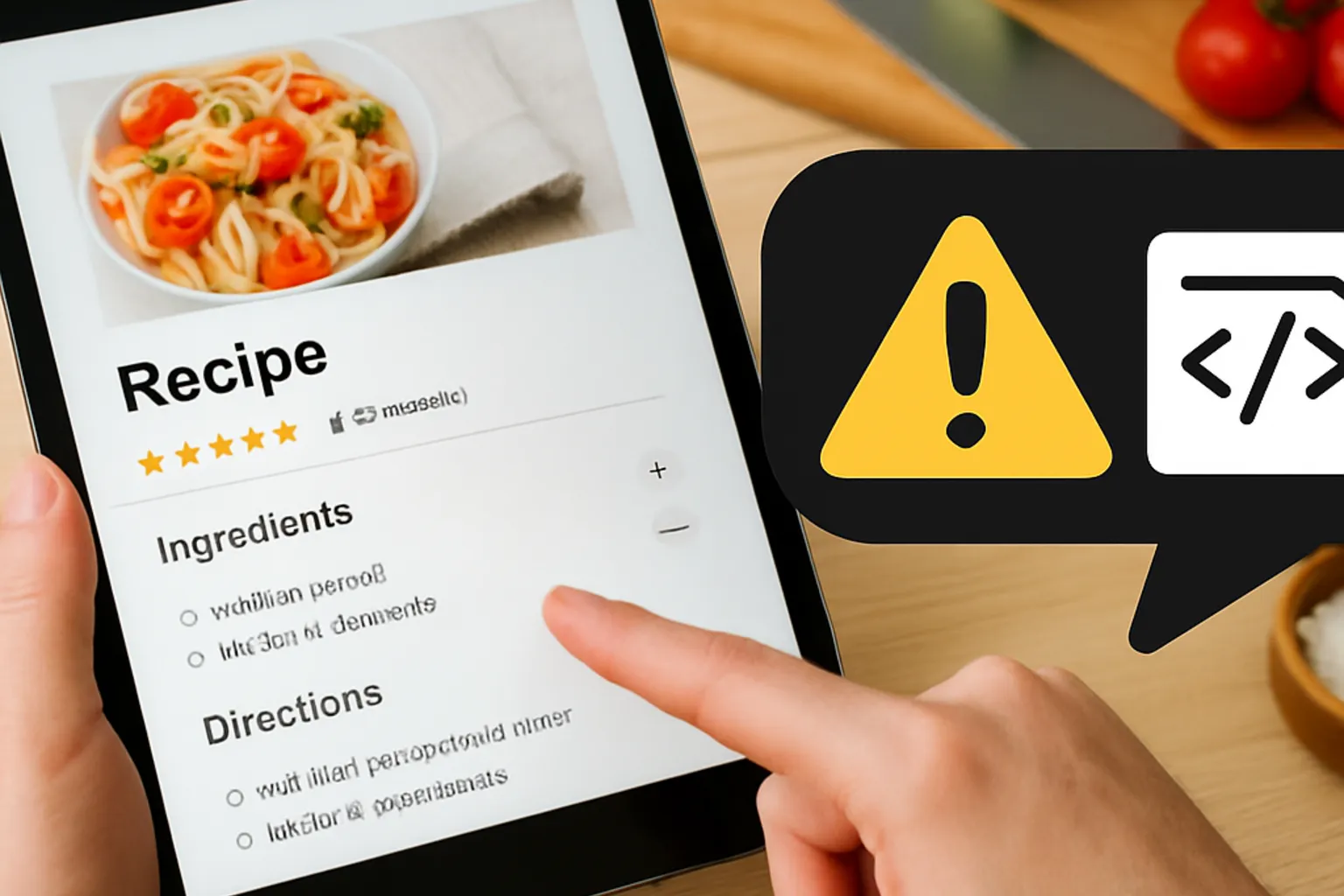 Bài học rút ra từ bản cập nhật về dữ liệu có cấu trúc Recipe