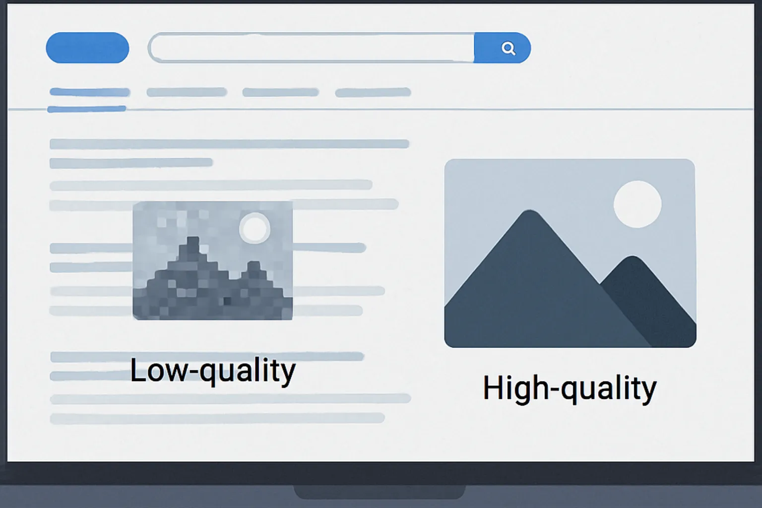 Mối liên hệ giữa chất lượng ảnh và khả năng hiển thị trên SERP