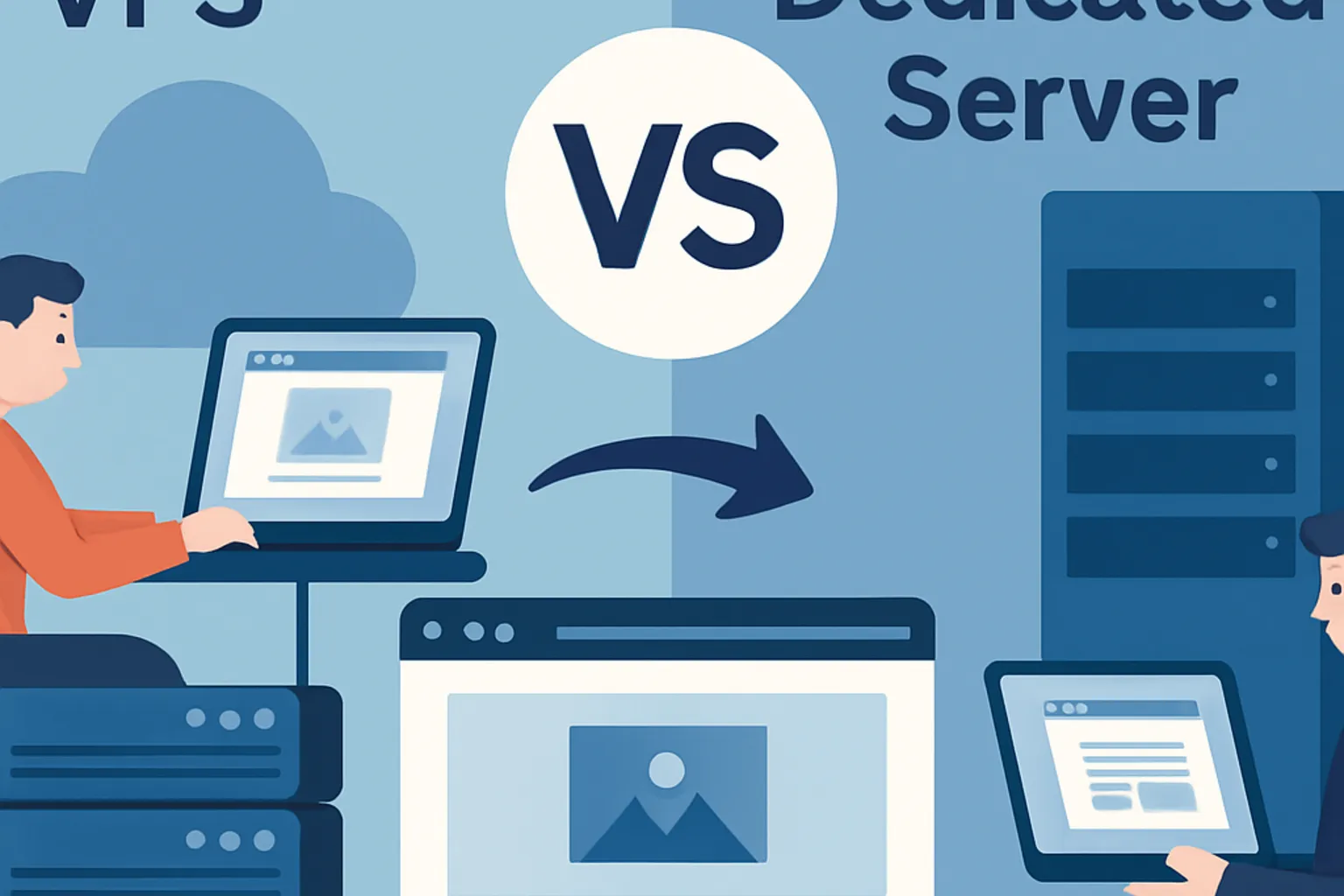 VPS hay Dedicated Server – đâu là lựa chọn tốt khi di chuyển website?